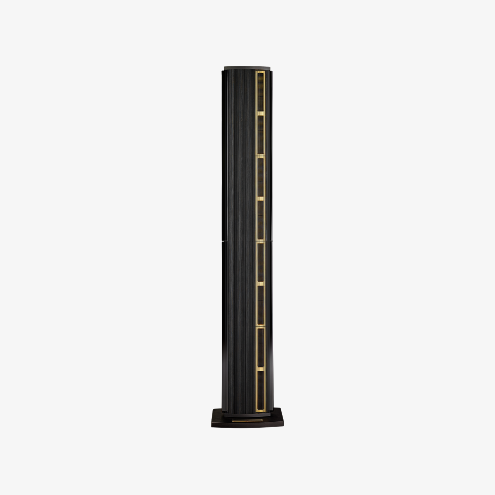 Enceinte Steinway Lyngdorf LS Studio, dipôle line-source, son immersif et équilibré pour grands et moyens espaces.