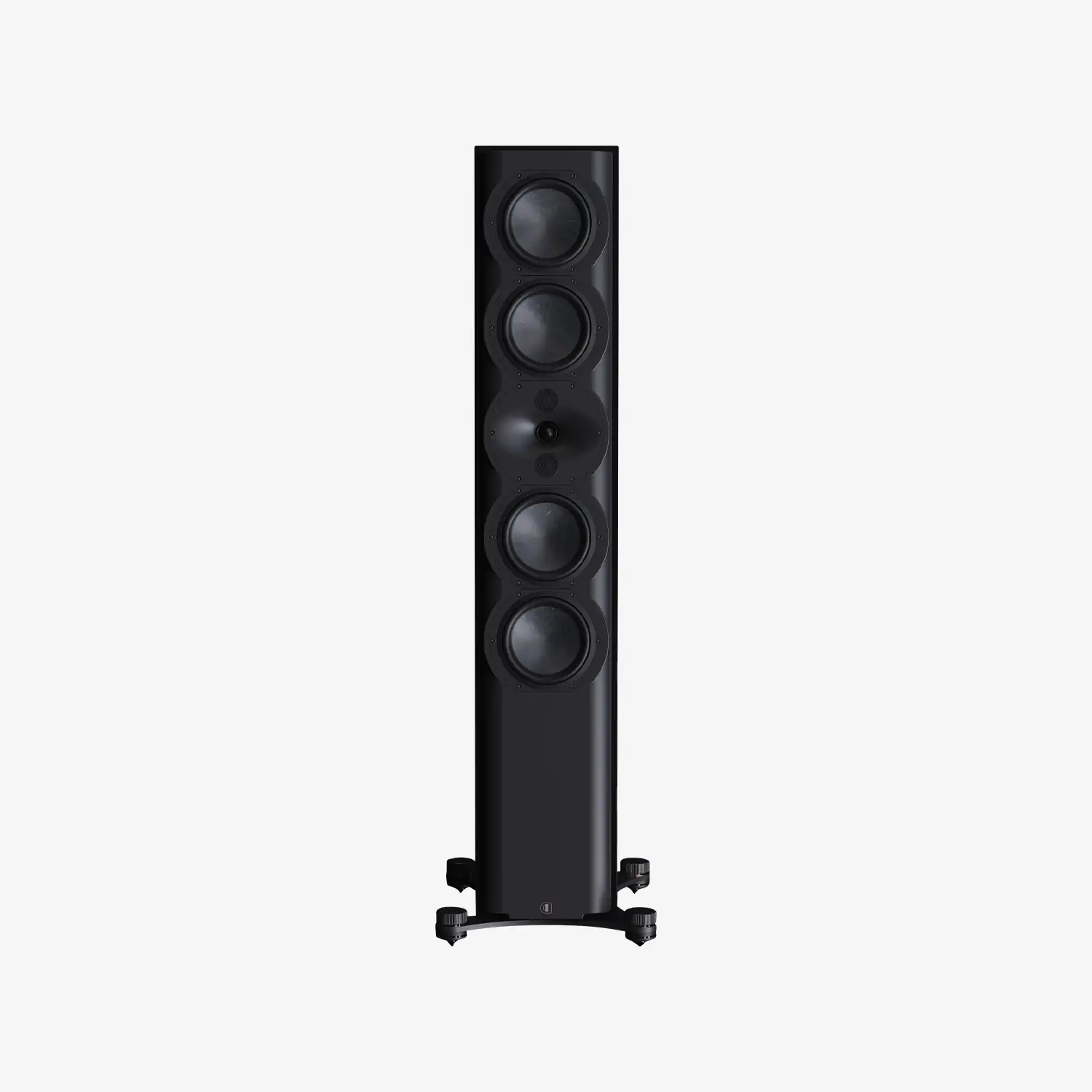 Enceinte colonne Perlisten R7t avec DPC-Array et quatre woofers 165 mm, design raffiné et son immersif.