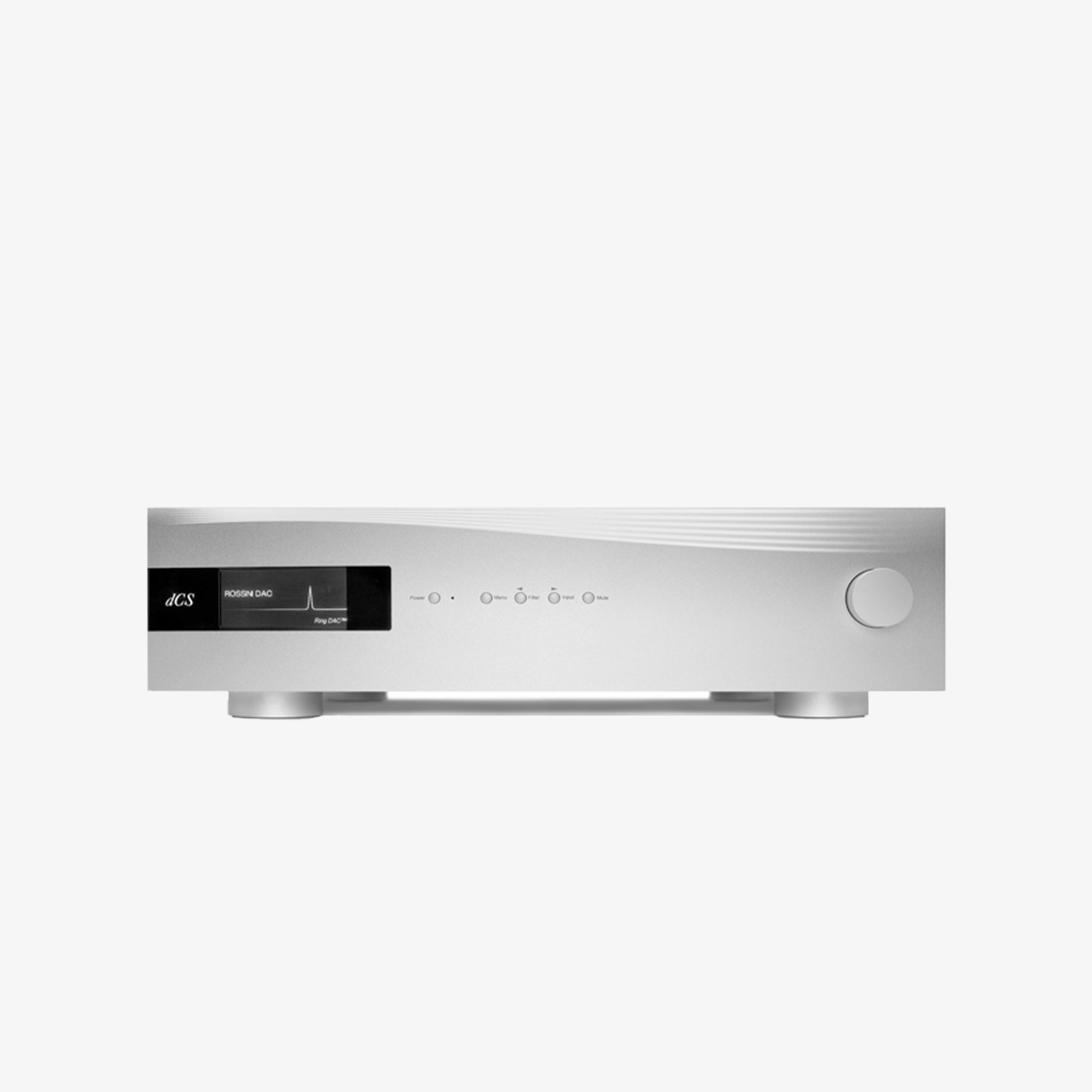 Rossini DAC dCS, convertisseur audio haute-fidélité au design élégant.