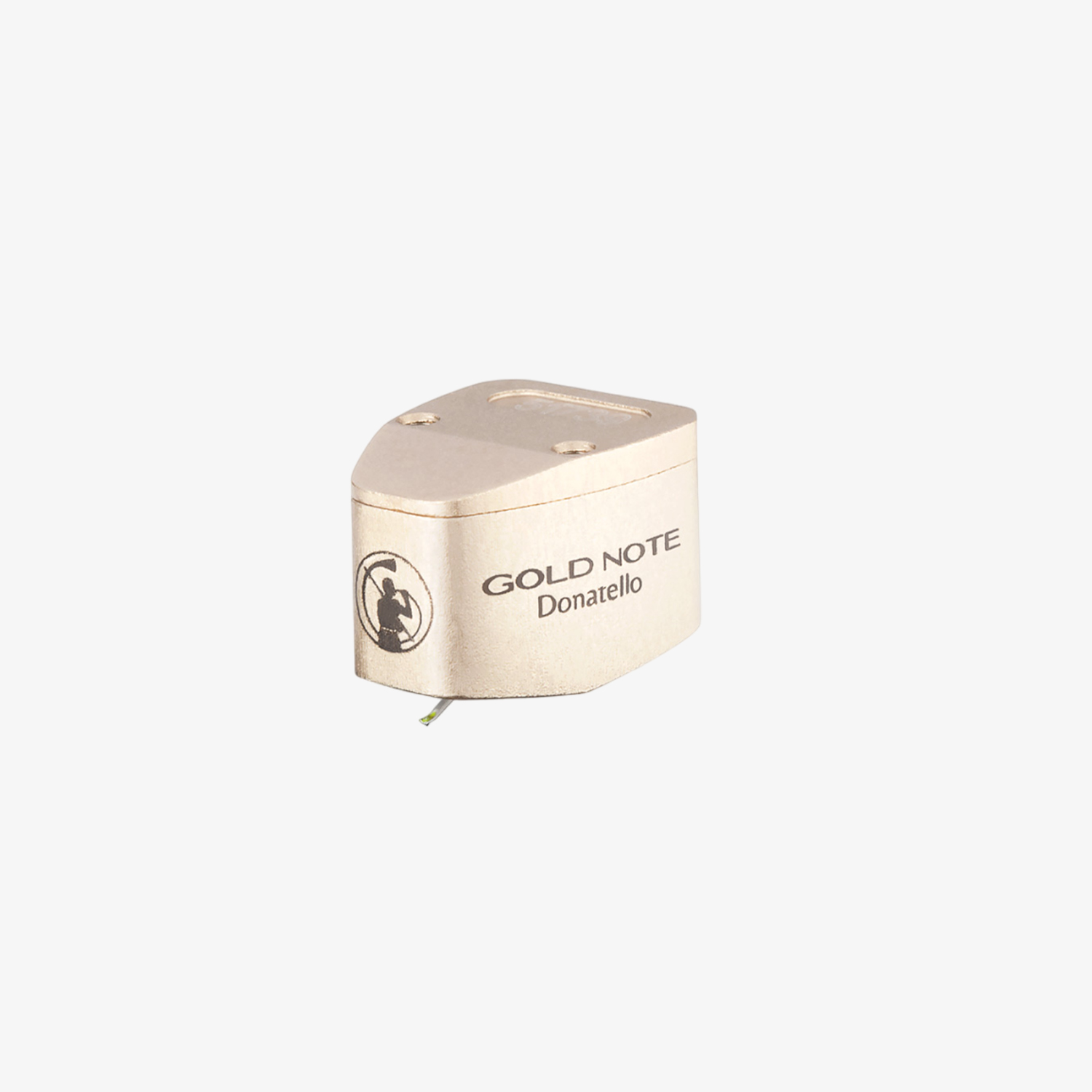 Cellule phono Gold Note Donatello Gold MC avec diamant micro-elliptique et corps en duralumin