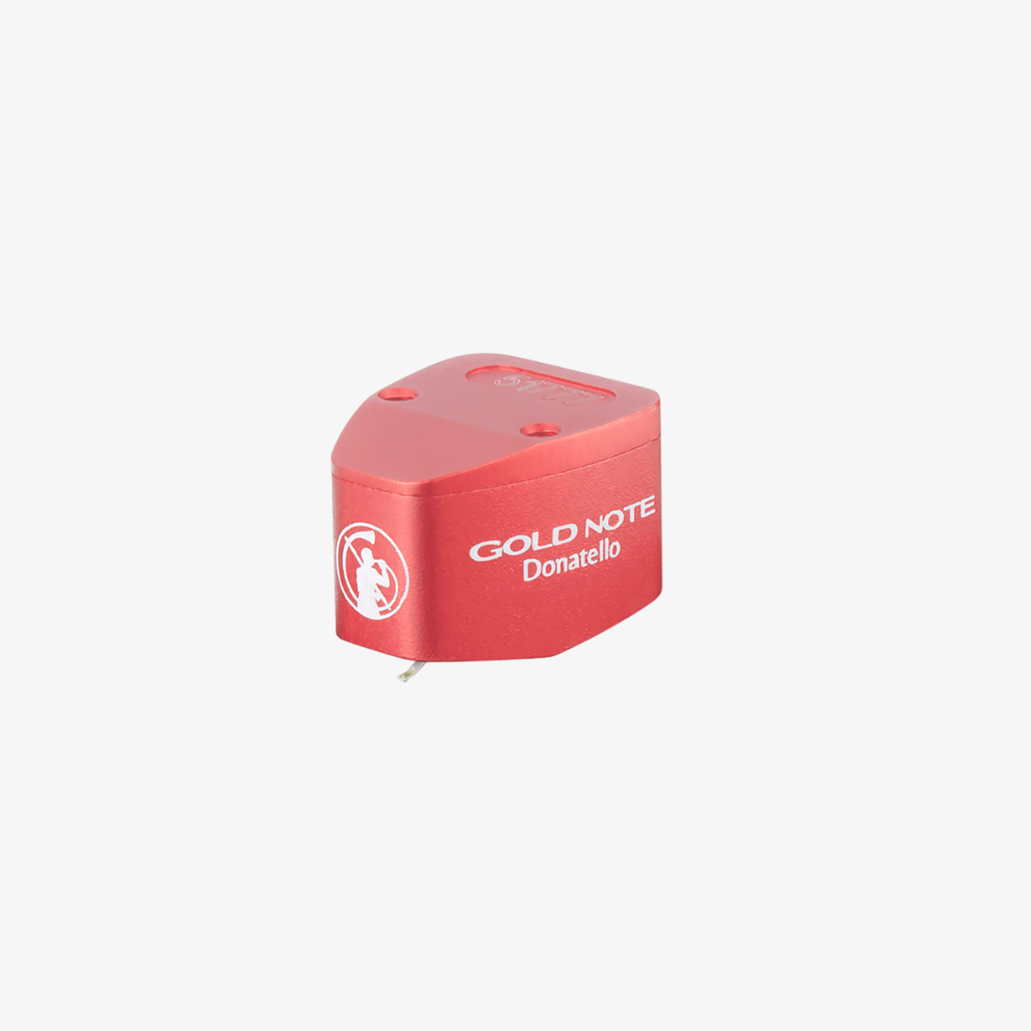 Cellule phono Gold Note Donatello Red MC haute sortie avec diamant micro-elliptique