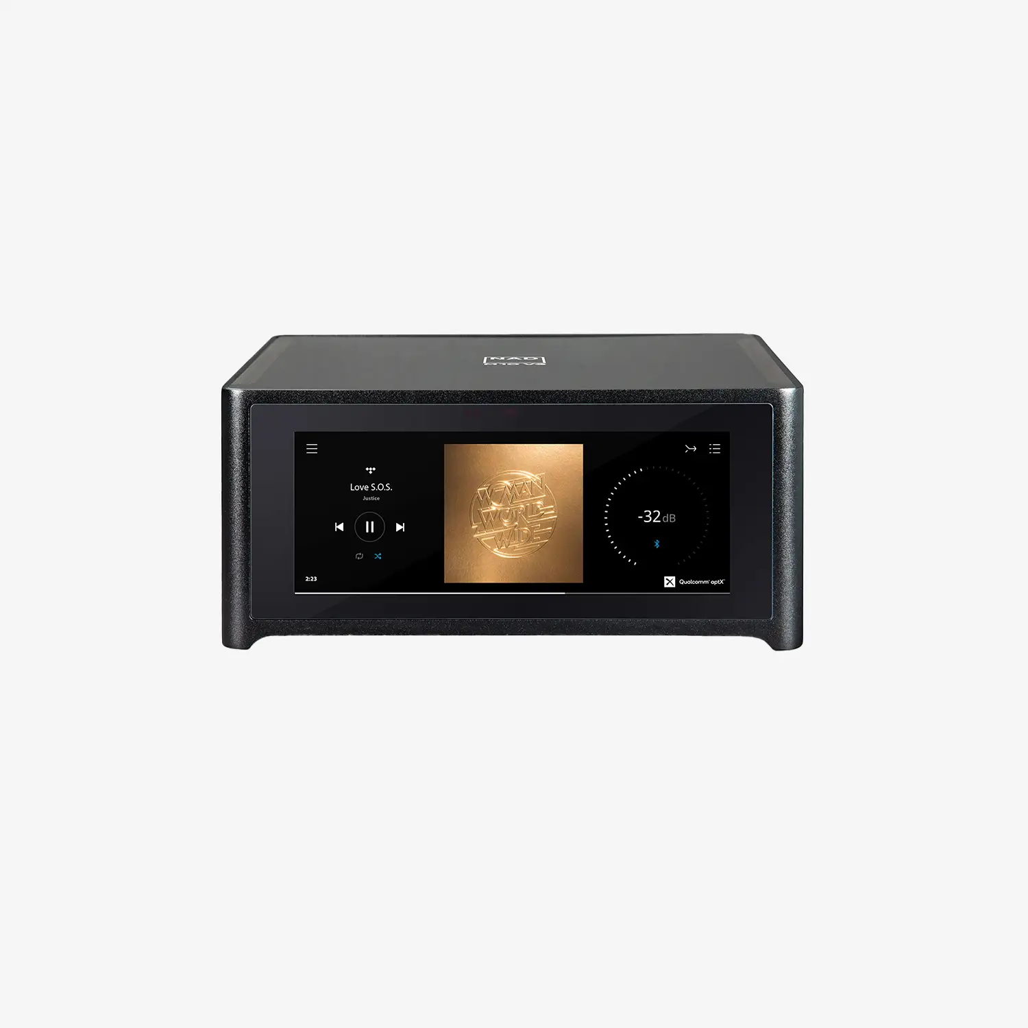 NAD M10 V3 – amplificateur tout-en-un avec DAC ESS et streaming BluOS.